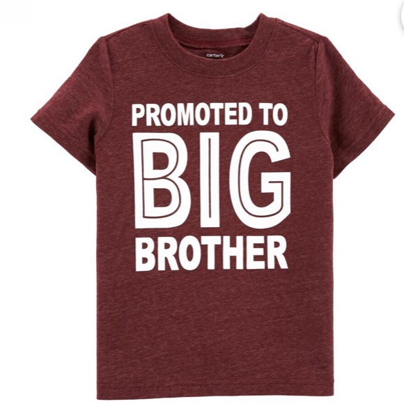 🆕Carter’s PROMOTED TO BIG BROTHER Tee - Picture 2 of 4